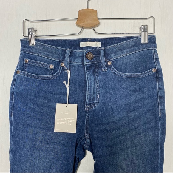 LC Lauren Conrad Skinny Jeans in Dark Wash Size 8 New with Tags - Picture 3 of 6